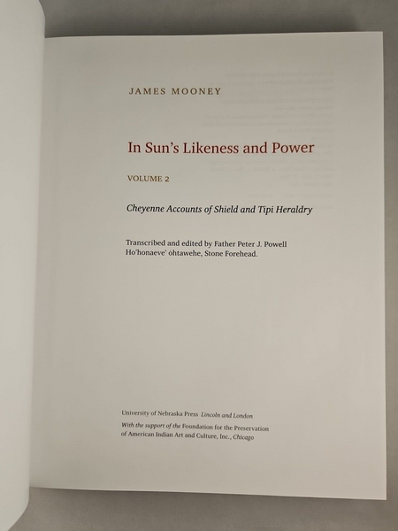 In the Sun's Likeness & Power, James Mooney 2 Vol Hardcover Slipcase 1st Edition