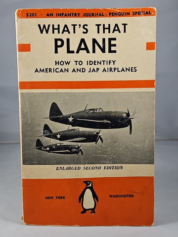 What's That Plane by Walter Pitkin, Jr (1943) 2nd Edition S201 Penguin Paperback