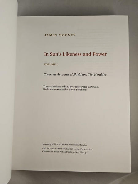 In the Sun's Likeness & Power, James Mooney 2 Vol Hardcover Slipcase 1st Edition