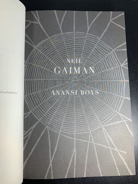 Anansi Boys by Neil Gaiman (2005) 1st Edition, 1st Printing Hardcover + DJ