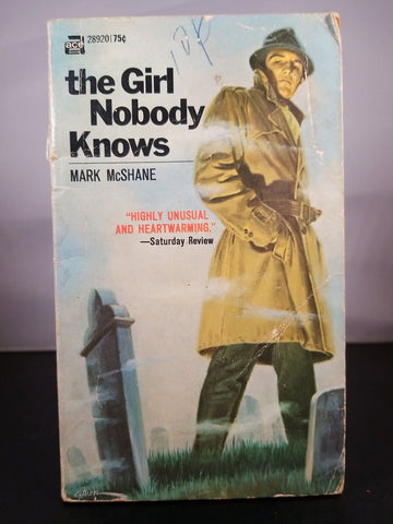 The Girl Nobody Knows by Mark McShane (1965) Ace Paperback