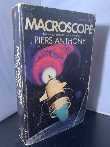 Macroscope by Piers Anthony (1969) 9th Printing Avon Vintage Paperback $1.95