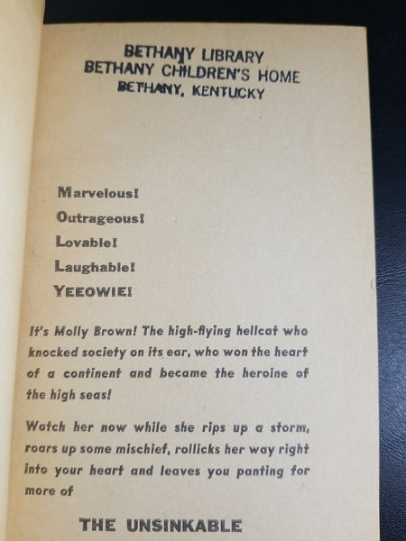 The Unsinkable Molly Brown by Al Hine (1964) Fawcett Gold Medal Paperback