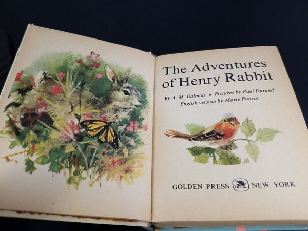 The Adventures of Henry Rabbit by A.M. Dalmais (1967) Golden Star Hardcover