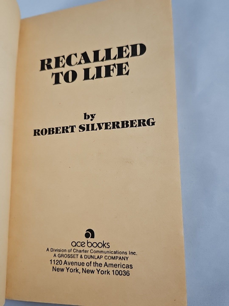 Robert Silverberg Lot 3 Paperbacks Man in the Maze, Masks of Time, Recalled Life