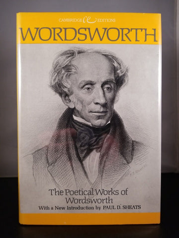 The Poetical Works of Wordsworth 1982 3rd Pr Cambridge Edition Hardcover William