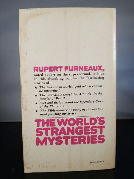 The World's Strangest Mysteries, Rupert Furneaux 1961 1st Printing Ace Paperback