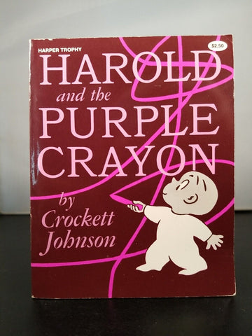 Harold and the Purple Crayon by Crockett Johnson, Harper Trophy Paperback $2.50