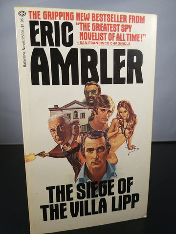 The Siege of the Villa Lipp, Eric Ambler 1978, 1st Printing Ballantine Paperback