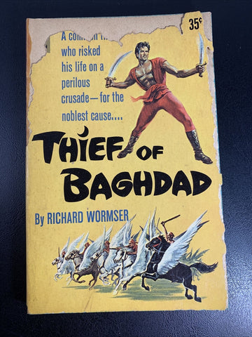 Thief of Baghdad by Richard Wormser (1961) 1st Printing Dell Paperback 35 cents