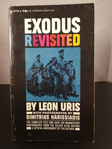Exodus Revisited by Leon Uris (1960) 2nd Printing Bantam S2378 Paperback, 75 cts