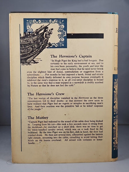 The Black Ship by Dudley Pope (1964) Early Printing Hardcover DJ, J B Lippincott