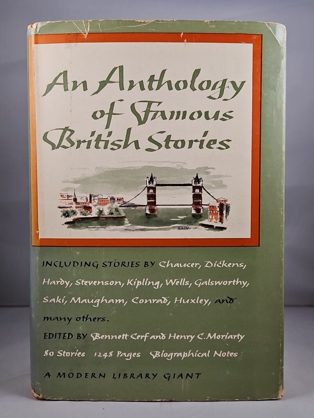 An Anthology of Famous British Stories (1940) Modern Library Giant G54 Hardcover