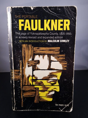 The Portable Faulkner, ed. Malcolm Cowley (1967) Revised Viking Paperback $2.45