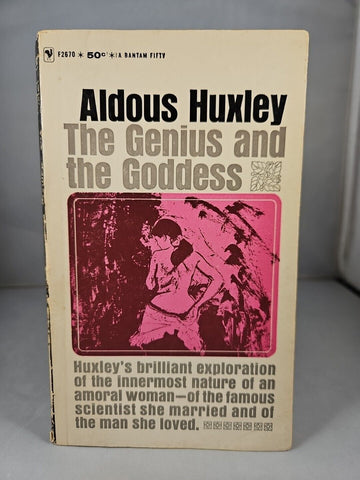 The Genius and the Goddess by Aldous Huxley (1963) 4th Printing Bantam Paperback