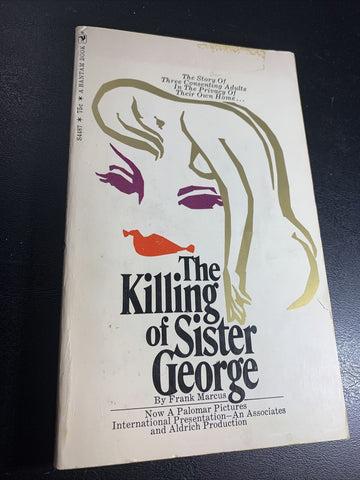 The Killing of Sister George, Frank Marcus (1969) Bantam 1st Printing Paperback