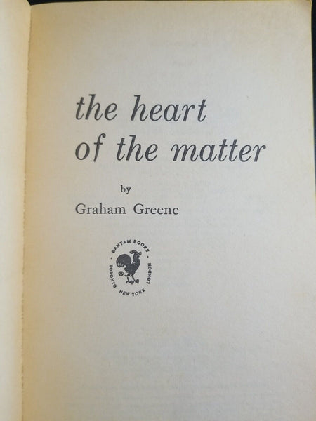 The Heart Of The Matter by Graham Greene (1967) 8th Printing Bantam Paperback