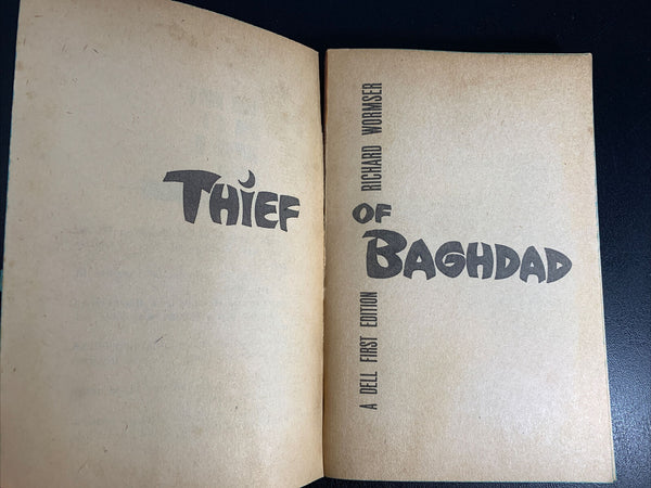 Thief of Baghdad by Richard Wormser (1961) 1st Printing Dell Paperback 35 cents