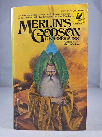 Merlin's Godson by H. Warner Munn (1976) 1st Printing Ballantine Paperback