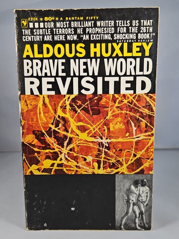 Brave New World Revisited by Aldous Huxley (1960) 9th Printing Bantam Paperback