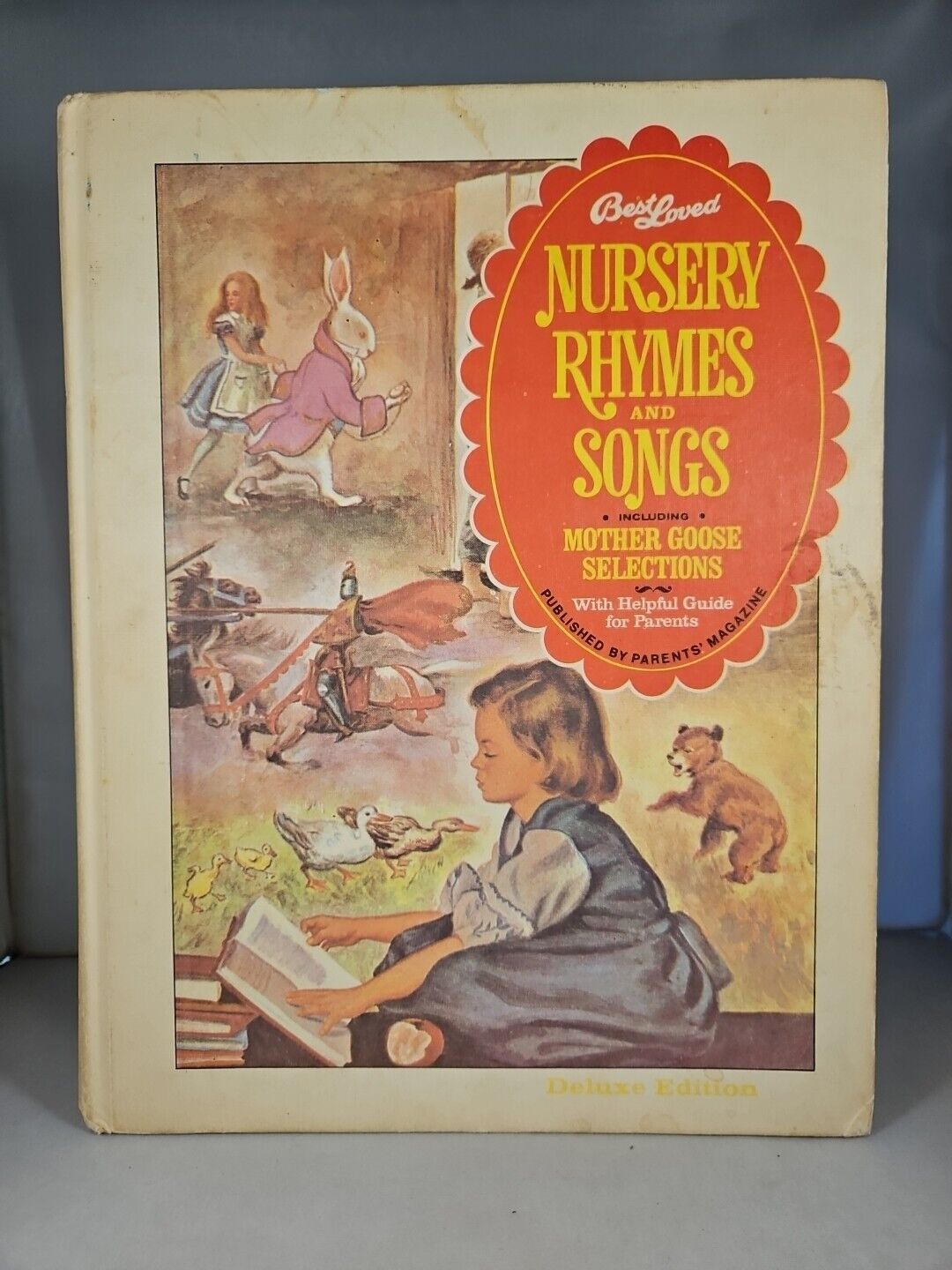 Best Loved Nursery Rhymes and Songs, Mother Goose (1973) Parents' Magazine HC