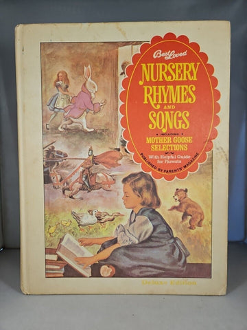 Best Loved Nursery Rhymes and Songs, Mother Goose (1973) Parents' Magazine HC