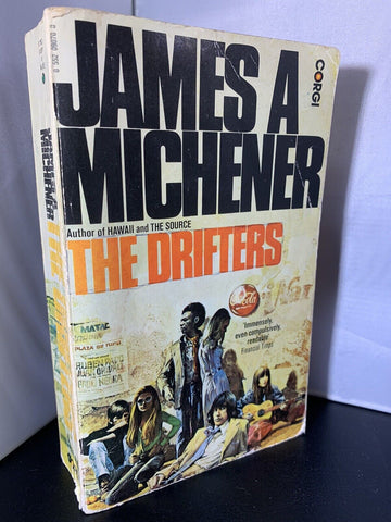 The Drifters James Michener RARE EARLY EDITION 1972 Corgi 1st Printing PB UK 65p